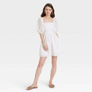 A New Day Dresses Women's Puff 3/4 Sleeve Dress A New Day (XS)